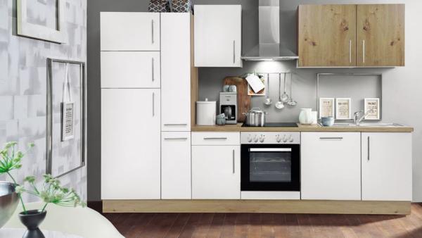 Küchenzeile mit Elektrogeräten 310 cm*